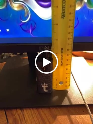 Customer video review of Torch Cryo THC-A Disposabe Vape Pen Cake Bomb Indica 7.5g