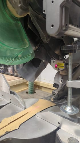 Customer photo review of Metabo/Hitachi 12" Miter Saw Dust Collection Chute