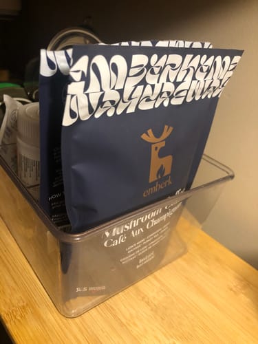 Customer photo review of Mushroom Coffee