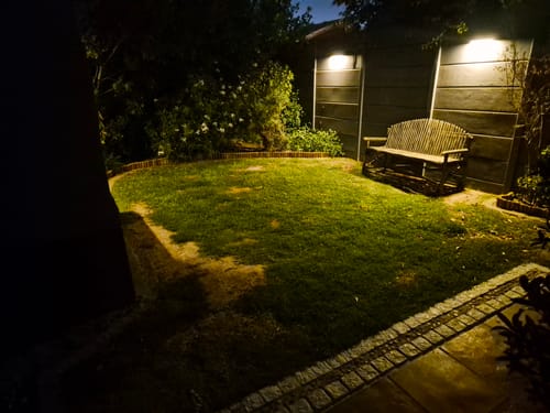 Customer photo review of Solar Wall Light with Motion Sensor