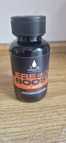 Reseña con foto de un cliente sobre EREBOOST | 60 Cápsulas | Pack 3 meses