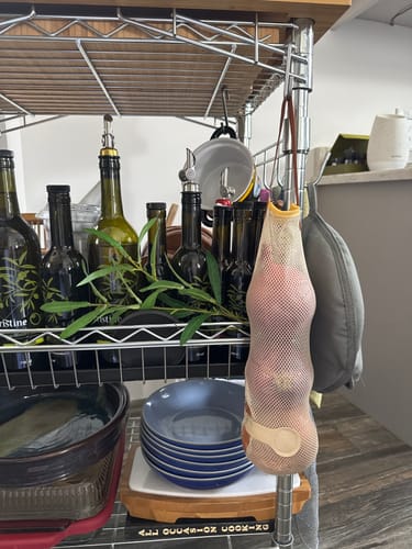 Customer photo review of Eco Friendly Fruit and Vegetable Kitchen Bag