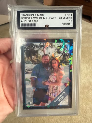 Customer photo review of Custom Graded Card