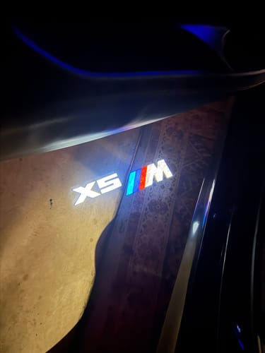 Customer photo review of BMW F SERIES DOOR LIGHTS