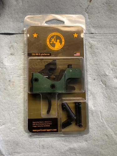 Customer photo review of Partisan Forced-Reset Drop-In Cassette Trigger FRT – AR-15 Platform (USA-Made)