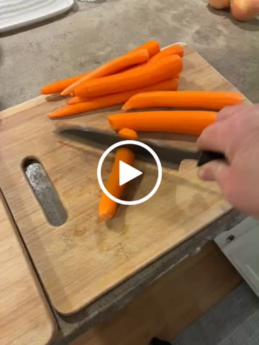 Customer video review of Kokugei Blue 1 Ebony Kurouchi Santoku 165mm
