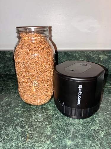 Customer photo review of Mason Genie® Vacuum Sealer Kit