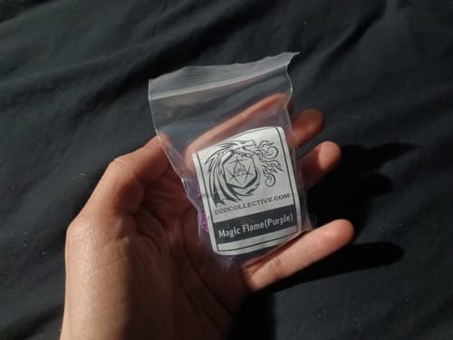 Customer photo review of Random Resin/Acrylic Set of Dice