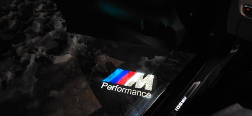 Customer photo review of BMW G SERIES DOOR LIGHTS