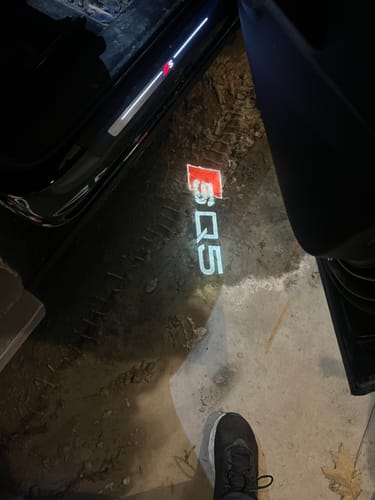 Customer photo review of AUDI DOOR LIGHTS