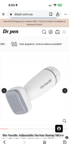 Customer photo review of Dr. Pen Bio Needle H24 Derma Stamp