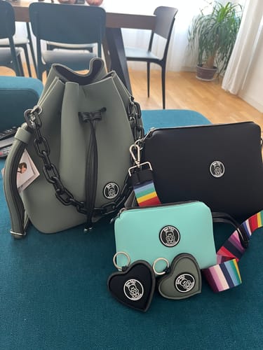 Customer photo review of Borsa a Secchiello Diana
