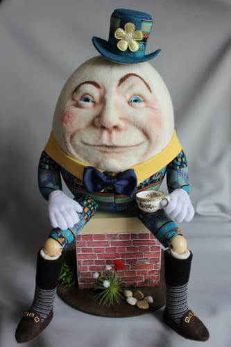 Customer photo review of Humpty Dumpty PDF Pattern Approx 42cm with Stand