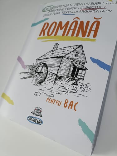 Recenzie cu fotografie de la un client despre Carte Română Bacalaureat Bacademia (temă și viziune, caracterizare, relație) - Ediția II