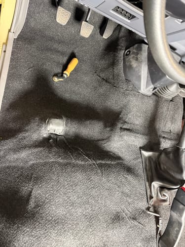 Customer photo review of Carpet Filz selbstklebend für Camper