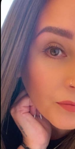 Customer photo review of Fyne Strokes Brow Pen.