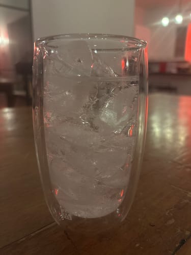 Customer photo review of ZWILLING Sorrento 8 Piece Latte Glass Set - Value Pack, Transparent