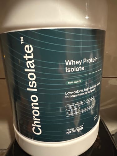 Recenzie cu fotografie de la un client despre Chrono Isolate Protein - Proteina izolata din zer
