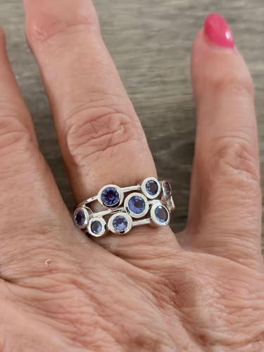 Customer photo review of Candy Premium 1.8Ct Tanzanite Ring