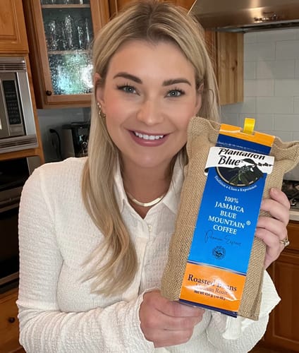 Customer photo review of 100% Jamaica Blue Mountain Premium Coffee (16 oz - medium roasted whole beans)