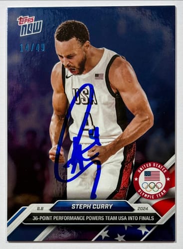 Customer photo review of Stephen Curry Autograph Signing