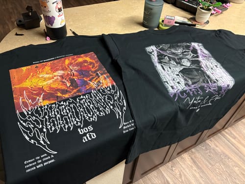 Customer photo review of Jujutsu Kaisen 'Ryomen Sukuna' T-Shirt