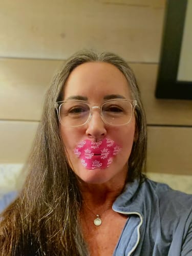 Customer photo review of Queen Hydrating Collagen Mouth Tape