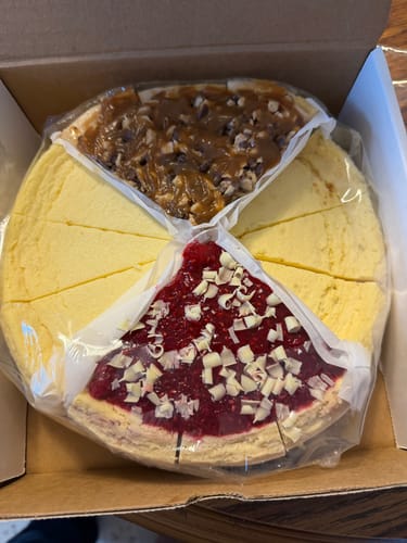 Customer photo review of OG Cheesecake Sampler