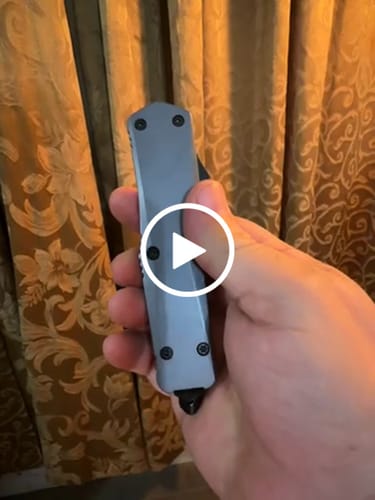 Customer video review of Grey Ghost OTF Knife (Multiple Blade Styles Available)