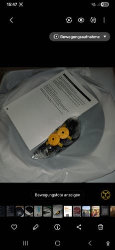 Customer photo review of HOME BUDDY – 3 in 1 Saugroboter mit Wischfunktion