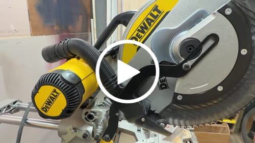 Customer video review of DeWalt DWS779/780 Sliding Miter Saw Dust Collection