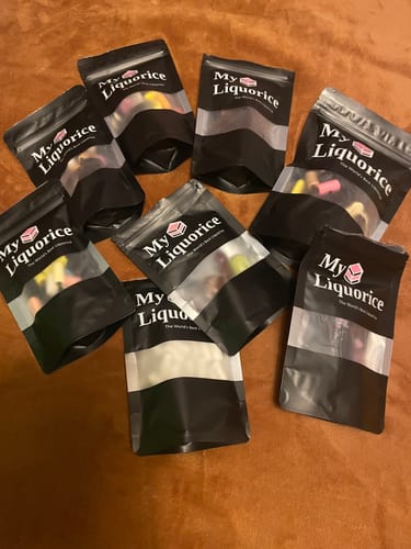 Customer photo review of Hard Boiled Violet & Liquorice - mildly salty sweets