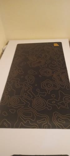 Customer photo review of Desert Midnight Topo Mousepad