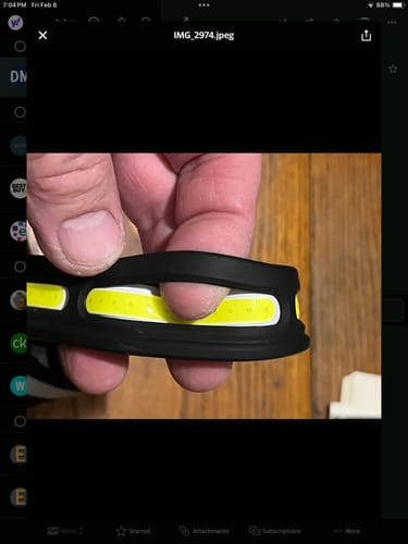Customer photo review of Helius™ Headlamp