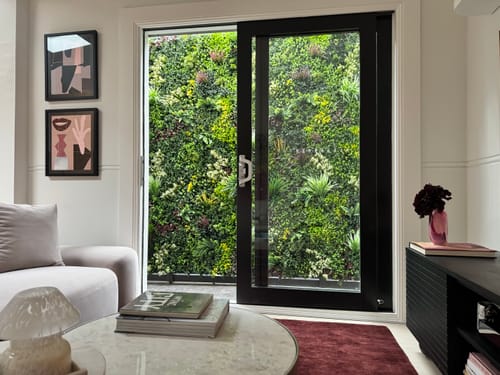 Customer photo review of Luxury Evergreen Rainforest Recycled Vertical Garden / Green Wall UV Resistant 1m X 1m