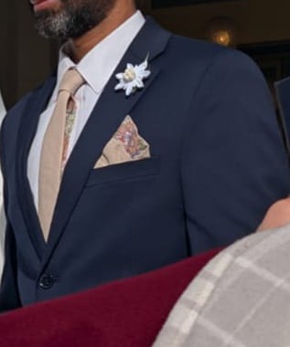 Customer photo review of The Taupe Tie Set