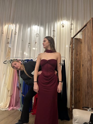 Customer photo review of The Perla Dress