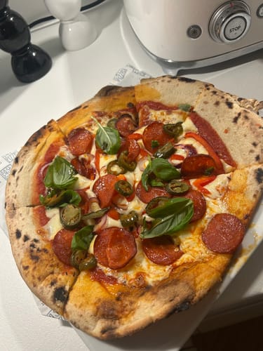 Customer photo review of Sourdough Pizza Bases