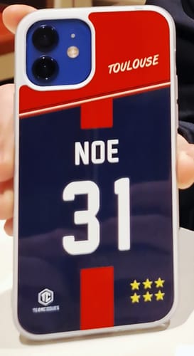 Customer photo review of Coque rugby TOULOUSE RUGBY personnalisable - TEAMCOQUES