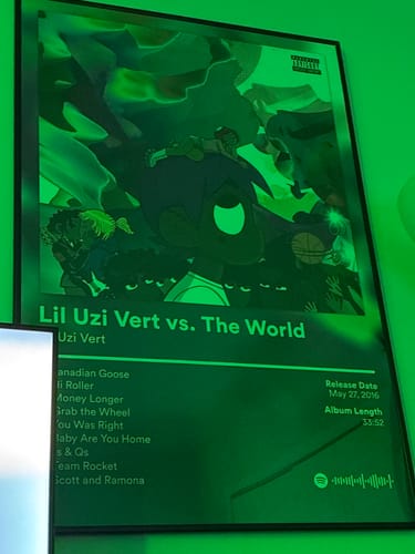 Customer photo review of Lil Uzi Vert Album Posters