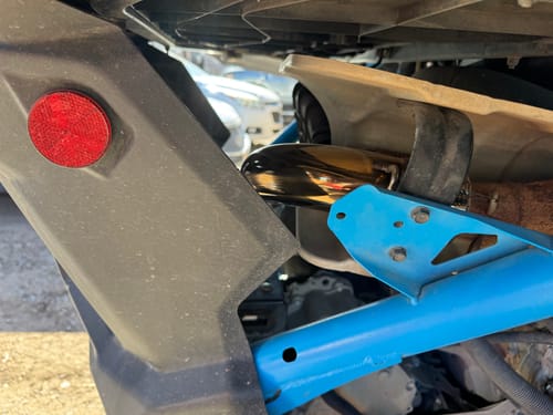 Customer photo review of RPM Can-Am X3 Muffler Delete " Slip On " Exhaust Race Pipe