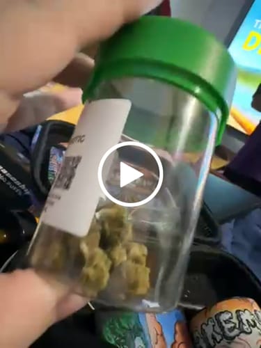 Customer video review of BLUEBERRY OG THCa Flower Exotic Smalls INDICA 14g 28g 112g THC