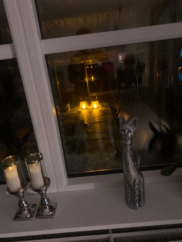 Customer photo review of Glødflamme – lanternen med den evige flamme
