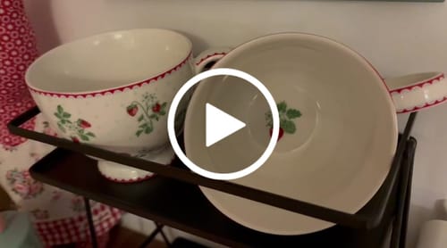 Kundenbewertung mit Video zu GreenGate - Berry Teetasse white