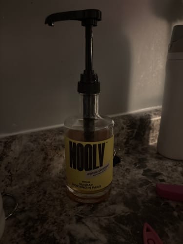 Customer photo review of Almond Coffee Syrup