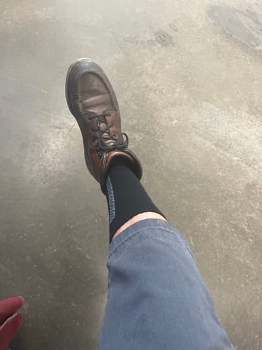 Customer photo review of Men's Alpaca Socks