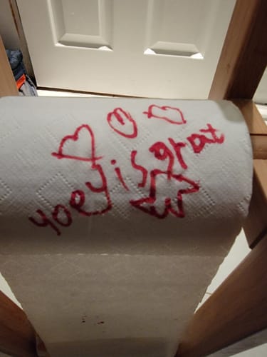 Customer photo review of Recycled 3 Ply Toilet Paper