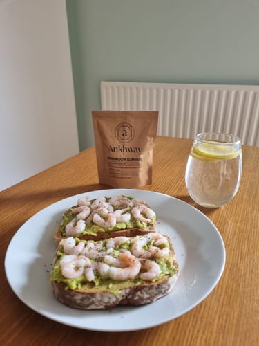 Customer photo review of Mushroom Gummies