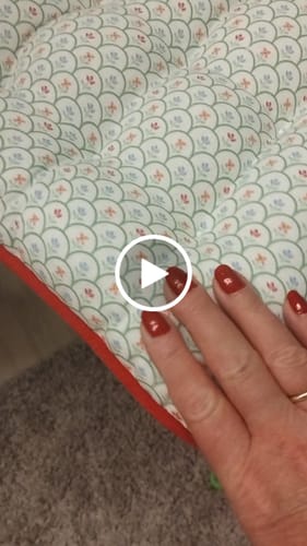 Kundenbewertung mit Video zu GreenGate - Berry Sitzkissen white