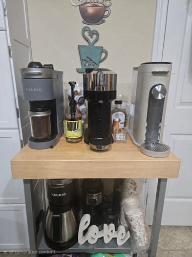 Customer photo review of Almond Coffee Syrup